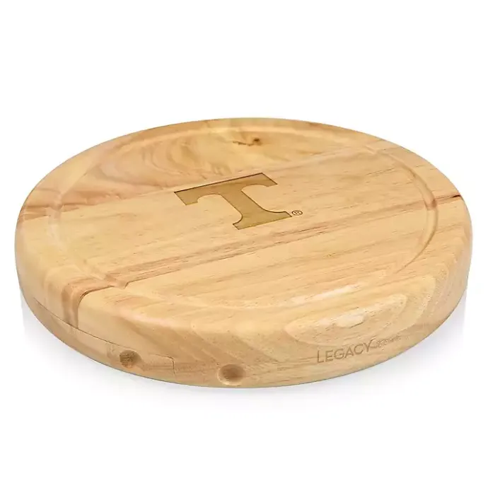 Outlet Kirklands Home University of Tennessee Cheese Board and Tool Set Tan