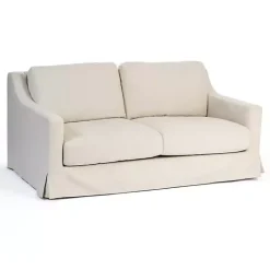 Online Kirklands Home Upholstered Weekend Sofa Ivory