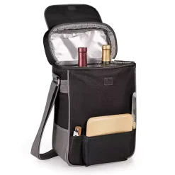 Hot Kirklands Home Vanderbilt Commodores Wine & Cheese Tote Black