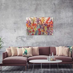 Best Kirklands Home Variety of Flowers II Canvas Art Print Multi