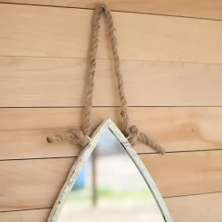 Outlet Kirklands Home Vertical Fish Mirror with Rope Hanger