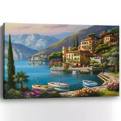 Kirklands Home Villa Bella Vista Canvas Art Print, 48x32 in.