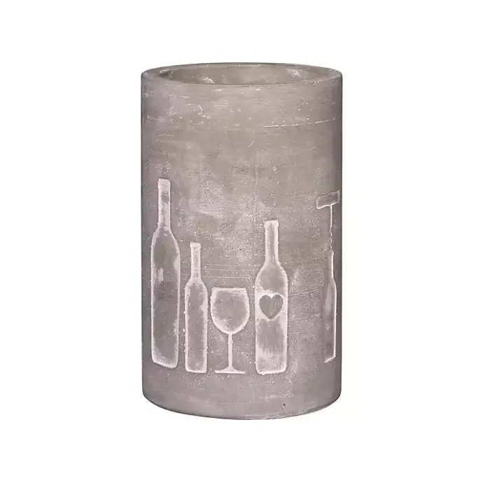 Discount Kirklands Home Vino Concrete Wine Bottle Cooler Gray