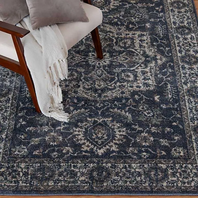 Kirklands Home Vintage Annabe Area Rug, 5x7 Blue