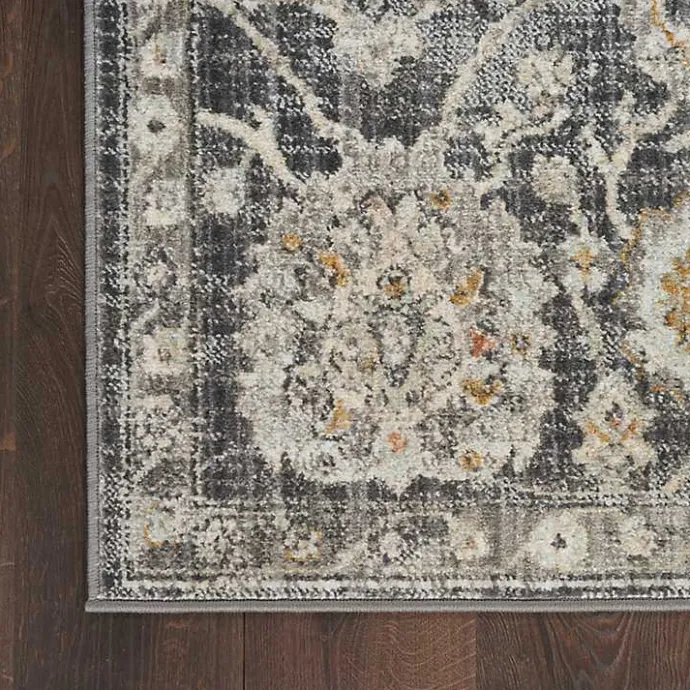 Best Kirklands Home Vintage Charcoal Oushak Area Rug, 8x10 Gray