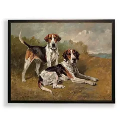 Online Kirklands Home Vintage Dog Duo Framed Art Print