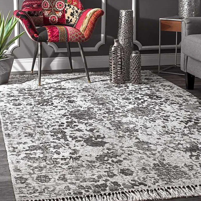 Outlet Kirklands Home Vintage Ezra Fringe Area Rug, 5x8