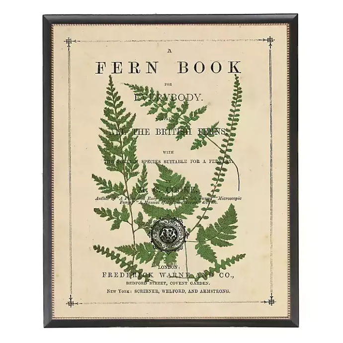 Kirklands Home Vintage Fern II Framed Art Print Multi