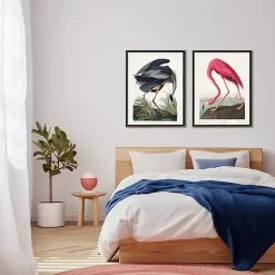 Sale Kirklands Home Vintage Flamingo Bookplate Framed Art Print