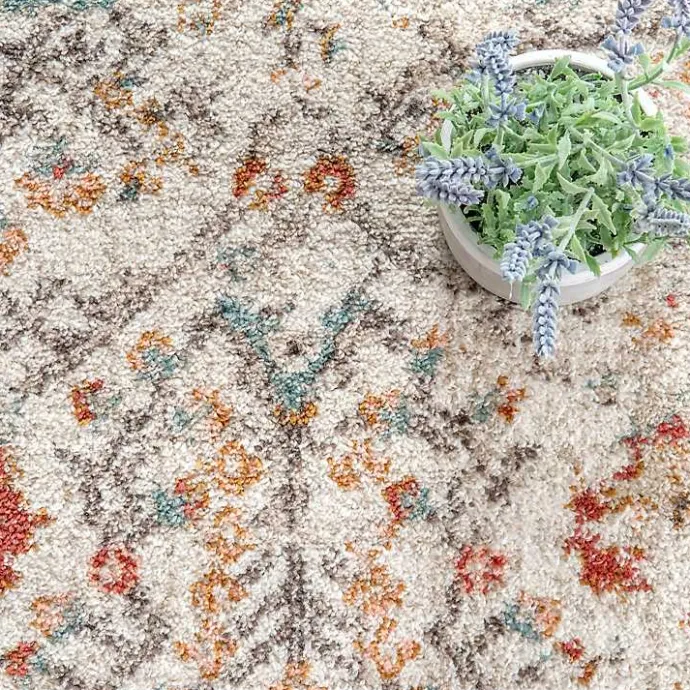 Kirklands Home Vintage Floral Lenore Area Rug, 7x10 Multi