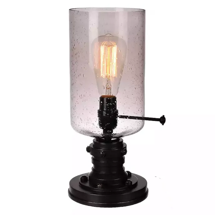 Discount Kirklands Home Vintage Industrial Edison Bulb Uplight Gray
