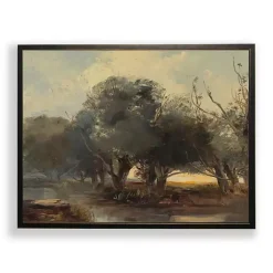 Online Kirklands Home Vintage Landscape Framed Art Print Green