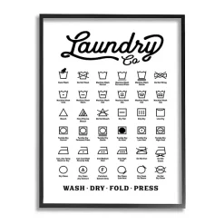 Discount Kirklands Home Vintage Laundry Chart Framed Wall Plaque