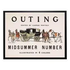 Online Kirklands Home Vintage Midsummer Magazine Cover Framed Wall Art