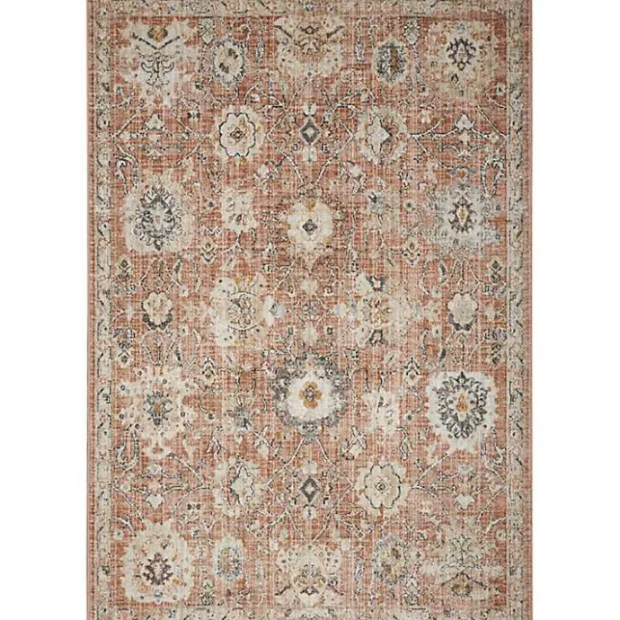 Outlet Kirklands Home Vintage Rust Oushak Area Rug, 5x7