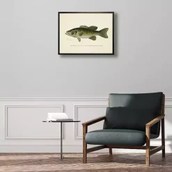 Online Kirklands Home Vintage Small Mouthed Bass Framed Art Print