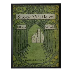Online Kirklands Home Vintage Snow White Book Cover Framed Wall Art Green