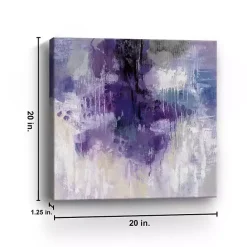 Online Kirklands Home Violet Rain Canvas Art Print Blue