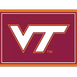 Kirklands Home Virginia Tech Area Rug, 3x4 Red