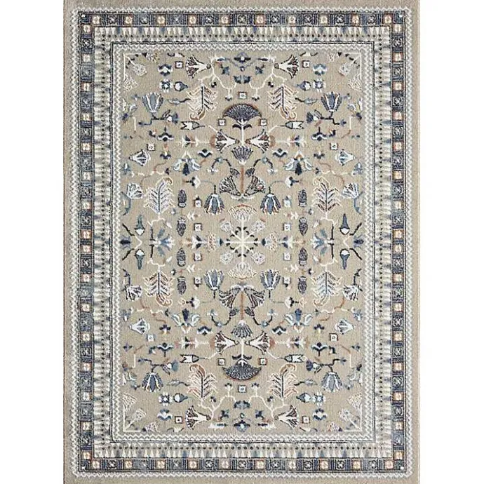 Sale Kirklands Home Vista Blue Beige Accent Rug, 2x3