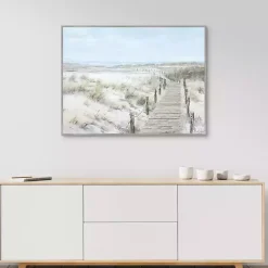 Clearance Kirklands Home Walk To The Coast Framed Canvas Art Print Multi