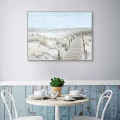 Clearance Kirklands Home Walk To The Coast Framed Canvas Art Print Multi
