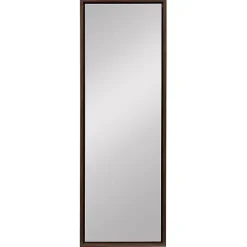 New Kirklands Home Walnut Evans Wood Panel Wall Mirror