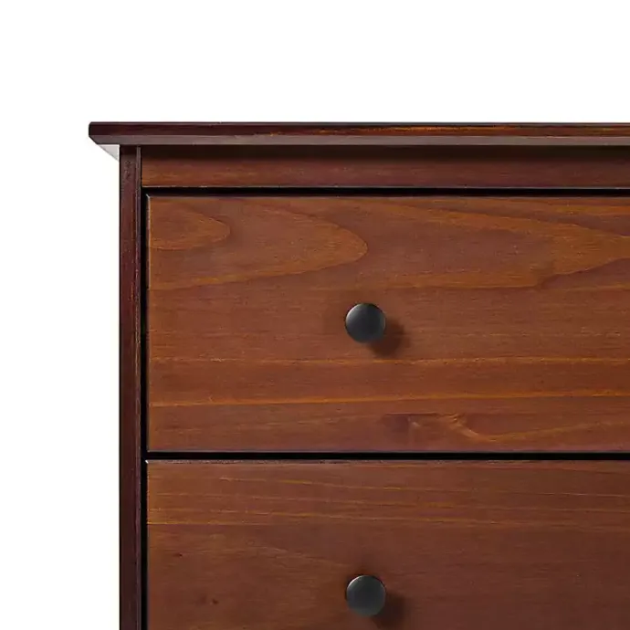 Online Kirklands Home Walnut Mid-Century Modern 4-Drawer Wood Dresser Brown