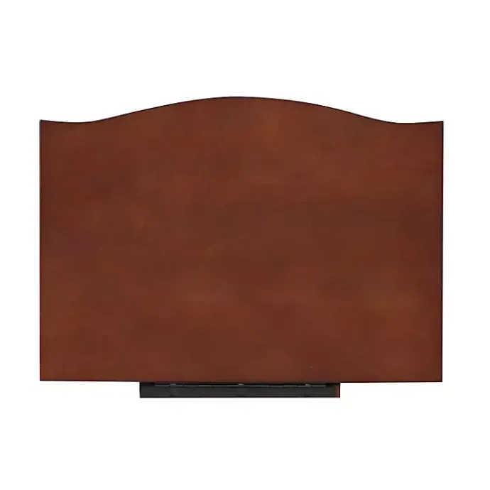 New Kirklands Home Walnut Wood 6-Drawer Maddie Jewelry Armoire Brown