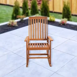 Online Kirklands Home Warm Acacia Wood Rocking Chair Brown