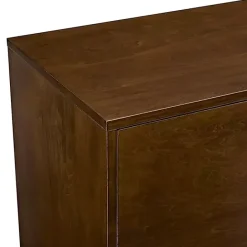 Hot Kirklands Home Warm Brown Mid-Century Modern Storage Console