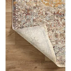 New Kirklands Home Warm Neutral Lucca Area Rug, 7x10