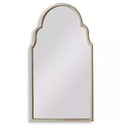 New Kirklands Home Warm Silver Arched Wall Mirror