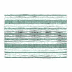 Clearance Kirklands Home Warner Emerald Stripe Placemats, Set of 6