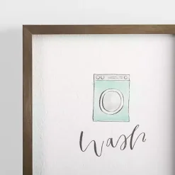 Clearance Kirklands Home Wash Dry Fold Wall Plaques, Set of 4