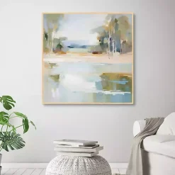 Sale Kirklands Home Water Whispers Framed Canvas Art Print Multi