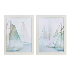 Discount Kirklands Home Watercolor Sailboats Framed Art Prints, Set of 2 Multi