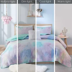 Outlet Kirklands Home Watercolor Tie-Dye 4-pc. Full/Queen Quilt Set