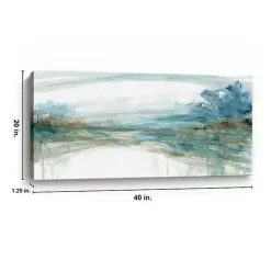 Discount Kirklands Home Watery Treeline Giclee Canvas Art Print