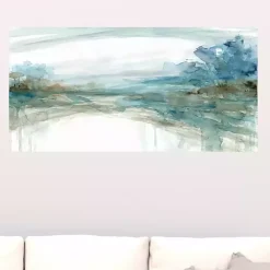 Discount Kirklands Home Watery Treeline Giclee Canvas Art Print