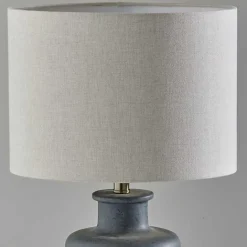 Hot Kirklands Home Weathered Stone Jug Table Lamp Tan