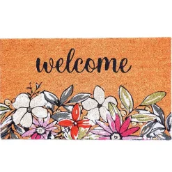 Hot Kirklands Home Welcome Floral Doormat Multi