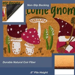 Sale Kirklands Home Welcome Gnome Doormat Tan