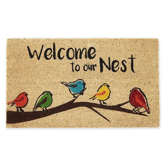 New Kirklands Home Welcome to Our Nest Coir Doormat
