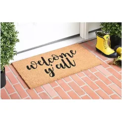 Clearance Kirklands Home Welcome Y'all Coir Doormat