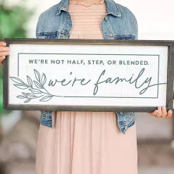 Clearance Kirklands Home We're Family Wall Plaque