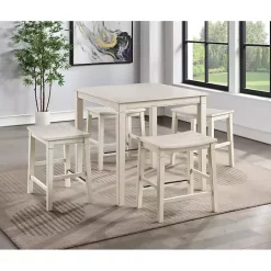 Sale Kirklands Home Westlake Cream 5-pc. Dining Set Ivory