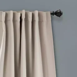 New Kirklands Home Wheat Back Tab Blackout Curtain Panel Set, 95 in. Tan
