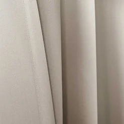 New Kirklands Home Wheat Back Tab Blackout Curtain Panel Set, 95 in. Tan
