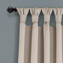 Best Kirklands Home Wheat Knotted Curtain Panel Set, 95 in. Tan